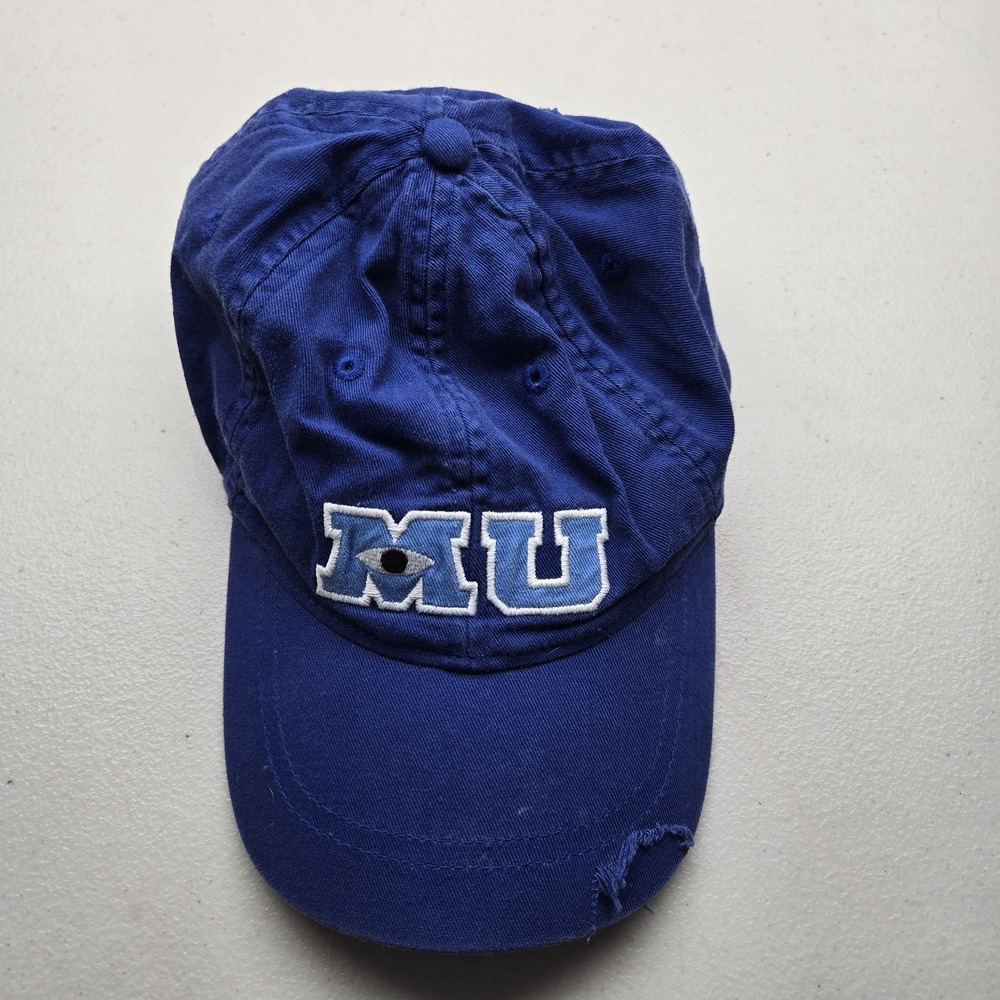 Disney Pixar Unisex Baseball Cap ADULT 57-62CM Blue Curved Embroidered Monsters